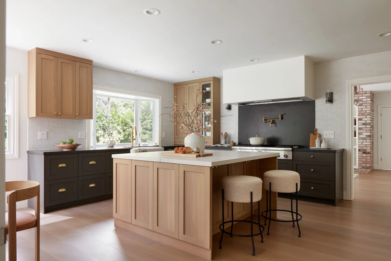 Contemporary Transitional Kitchen Remodel in Atherton, CA by EDR Design Build project photo
