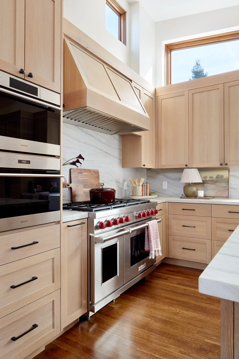 Custom millwork and a chef’s range highlight the craftsmanship behind this luxury full home renovation.