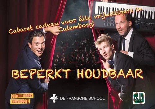 Cabaret cadeau voor álle vrijwilligers in Culemborg!