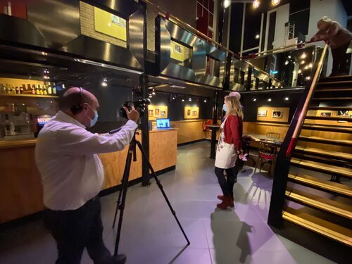 Omroep Gelderland op bezoek tijdens persconferentie