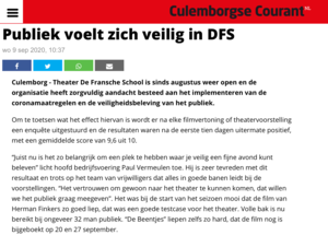 Publiek voelt zich veilig in DFS