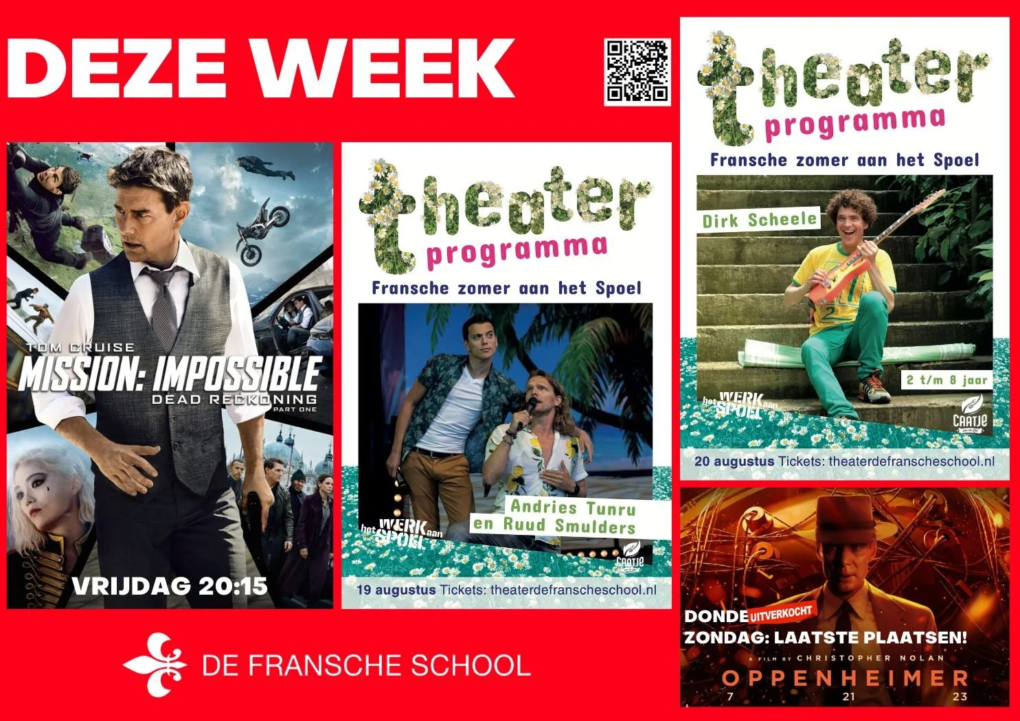 DEZE WEEK DO 17 - ZO 20 AUG