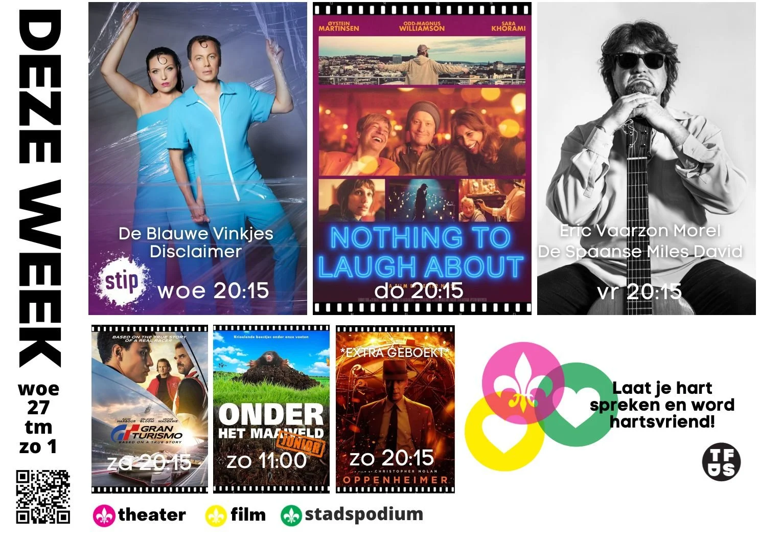 DEZE WEEK WOE 27 SEPT - ZO 1 OKT