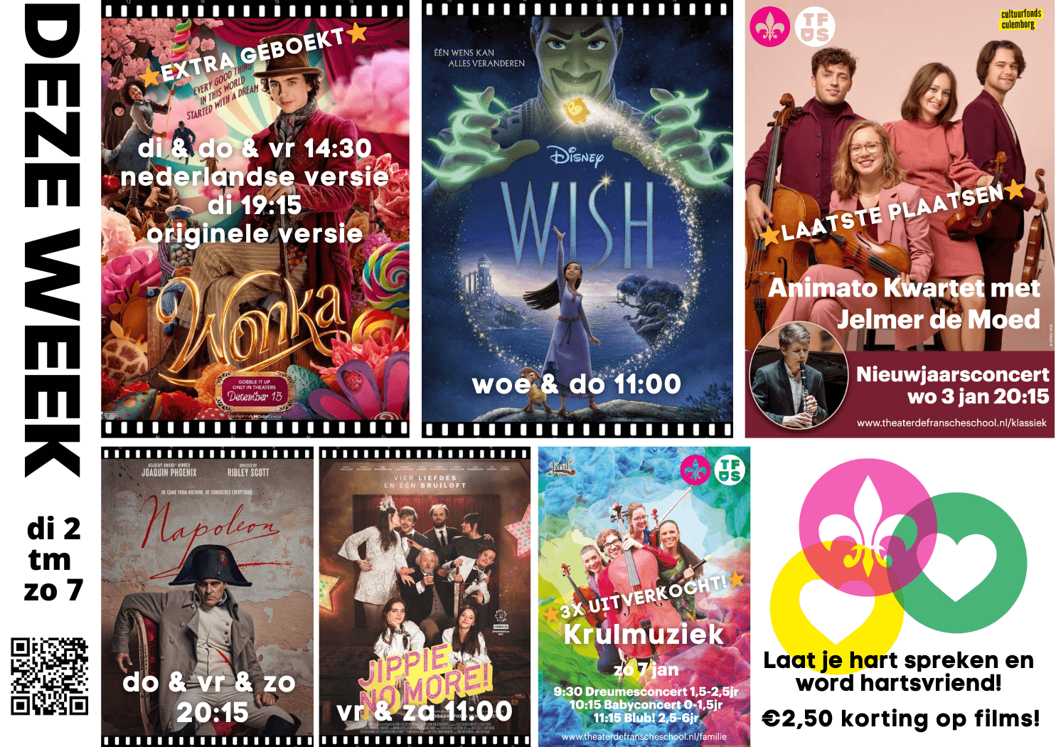 DEZE WEEK DI 2 - ZO 7 JAN