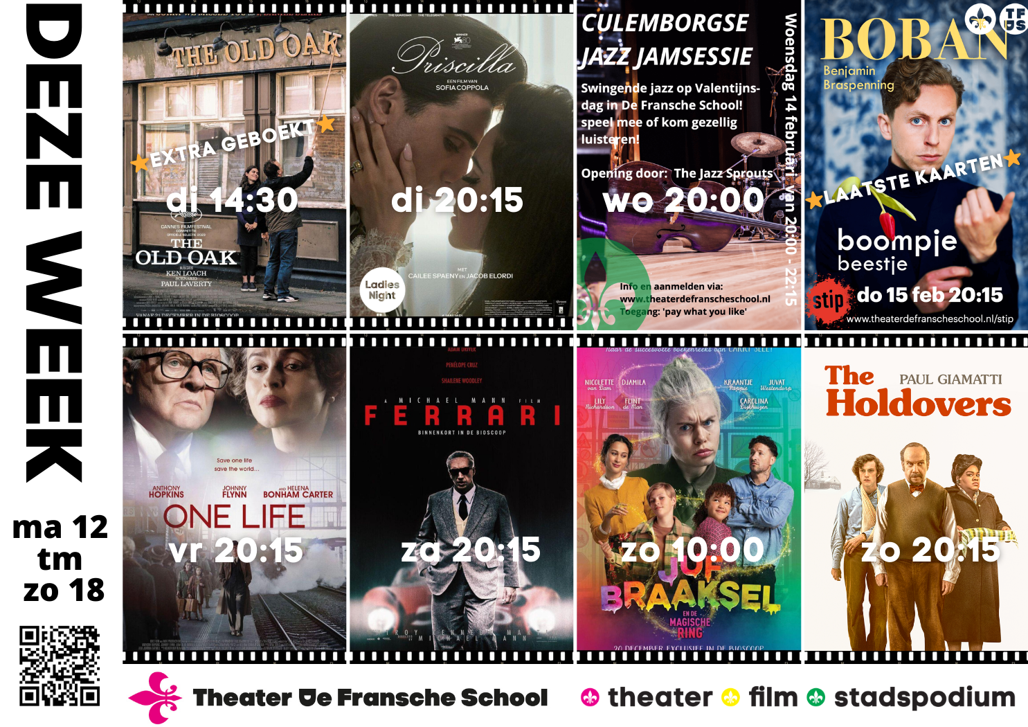 DEZE WEEK MA 12 FEB - ZO 18 FEB 