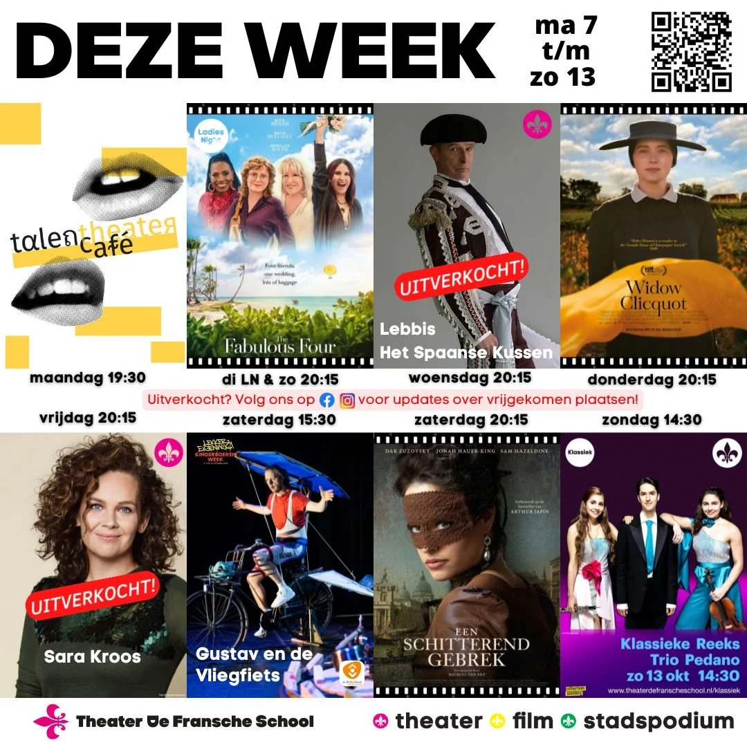 DEZE WEEK MA 7 - ZO 13 OKT