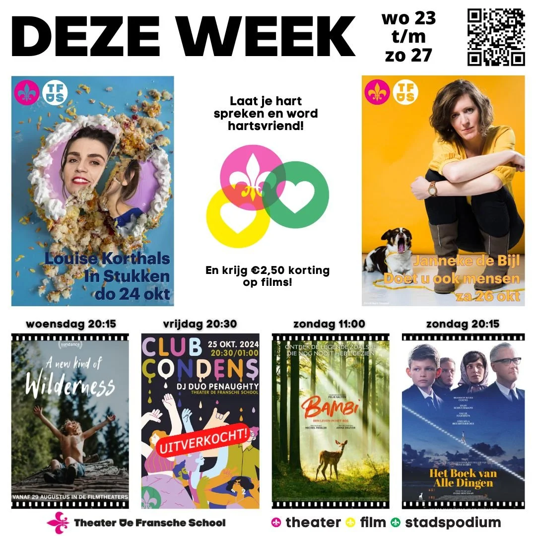 DEZE WEEK WOE 23 - ZO 27 OKT