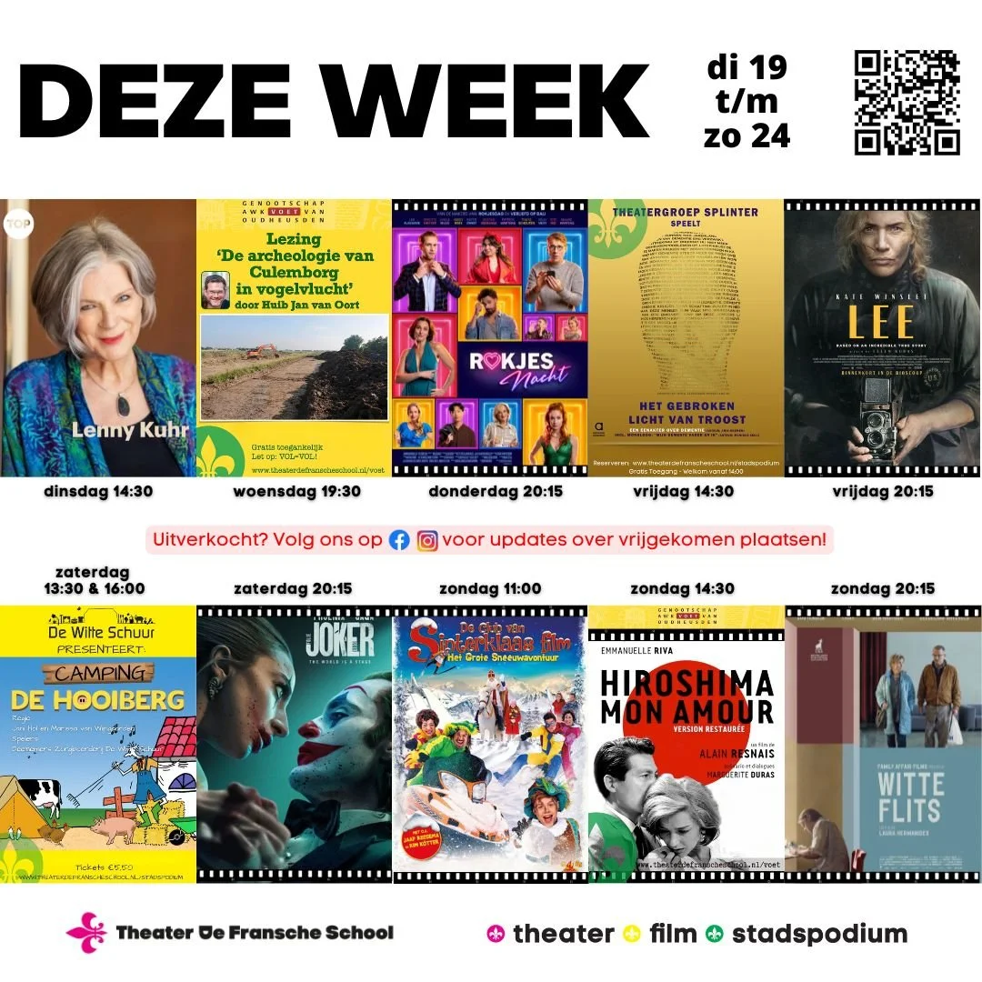 DEZE WEEK DI 19 - ZO 24 NOV