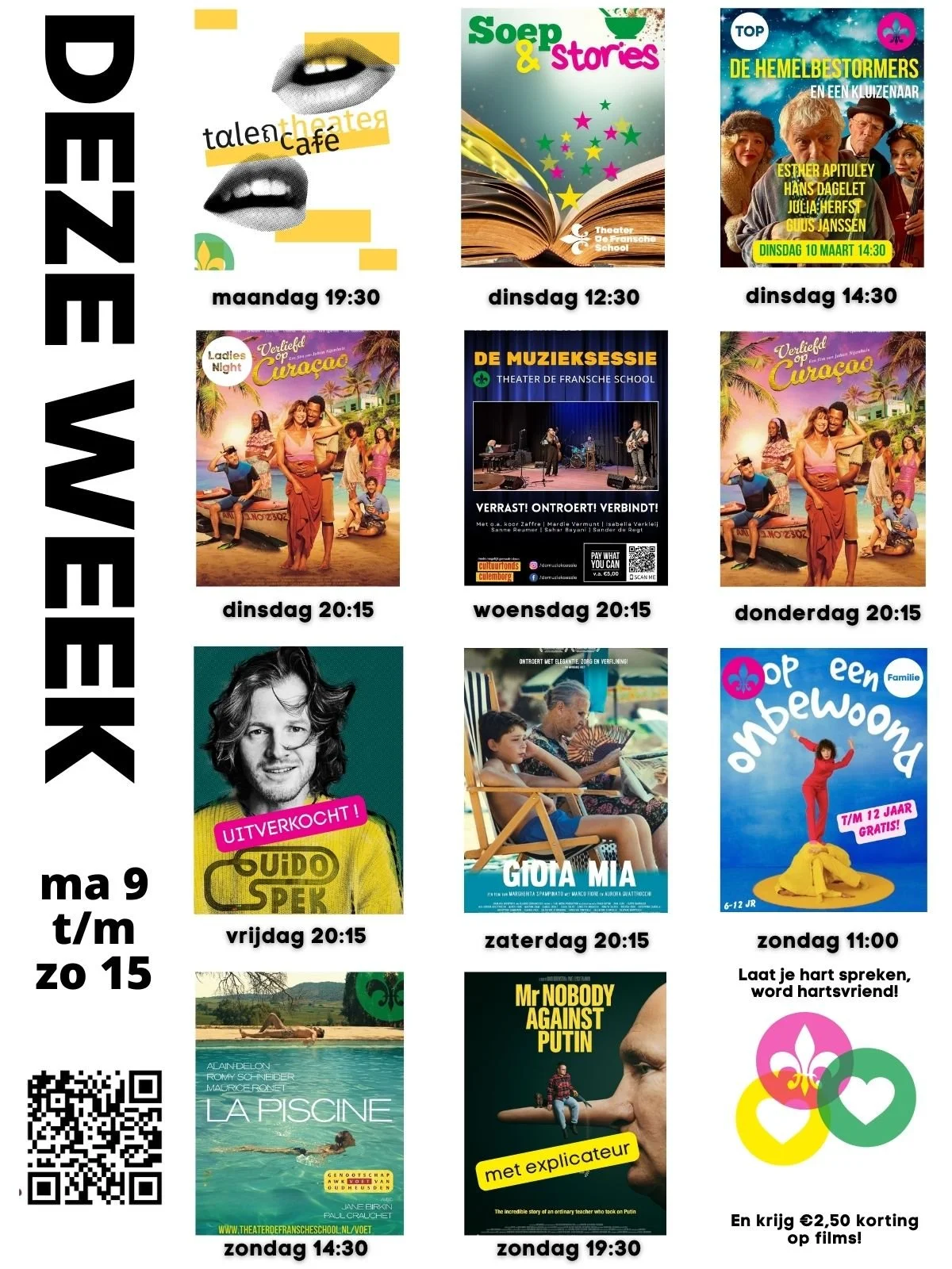 DEZE WEEK MA 9 - ZON 15 MRT 