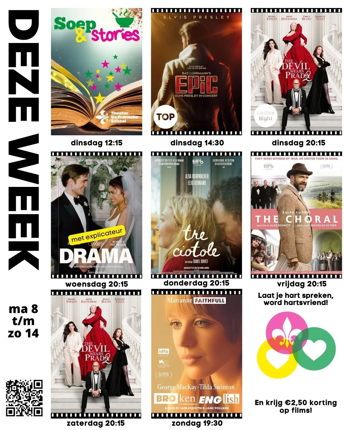 DEZE WEEK MA 8 t/m zo 14 juni 