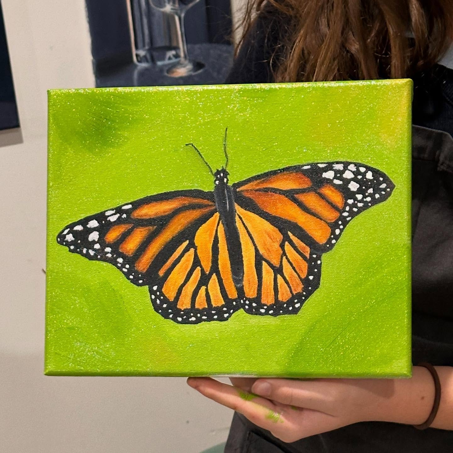 Beautiful butterfly 🦋  After school art 🎨