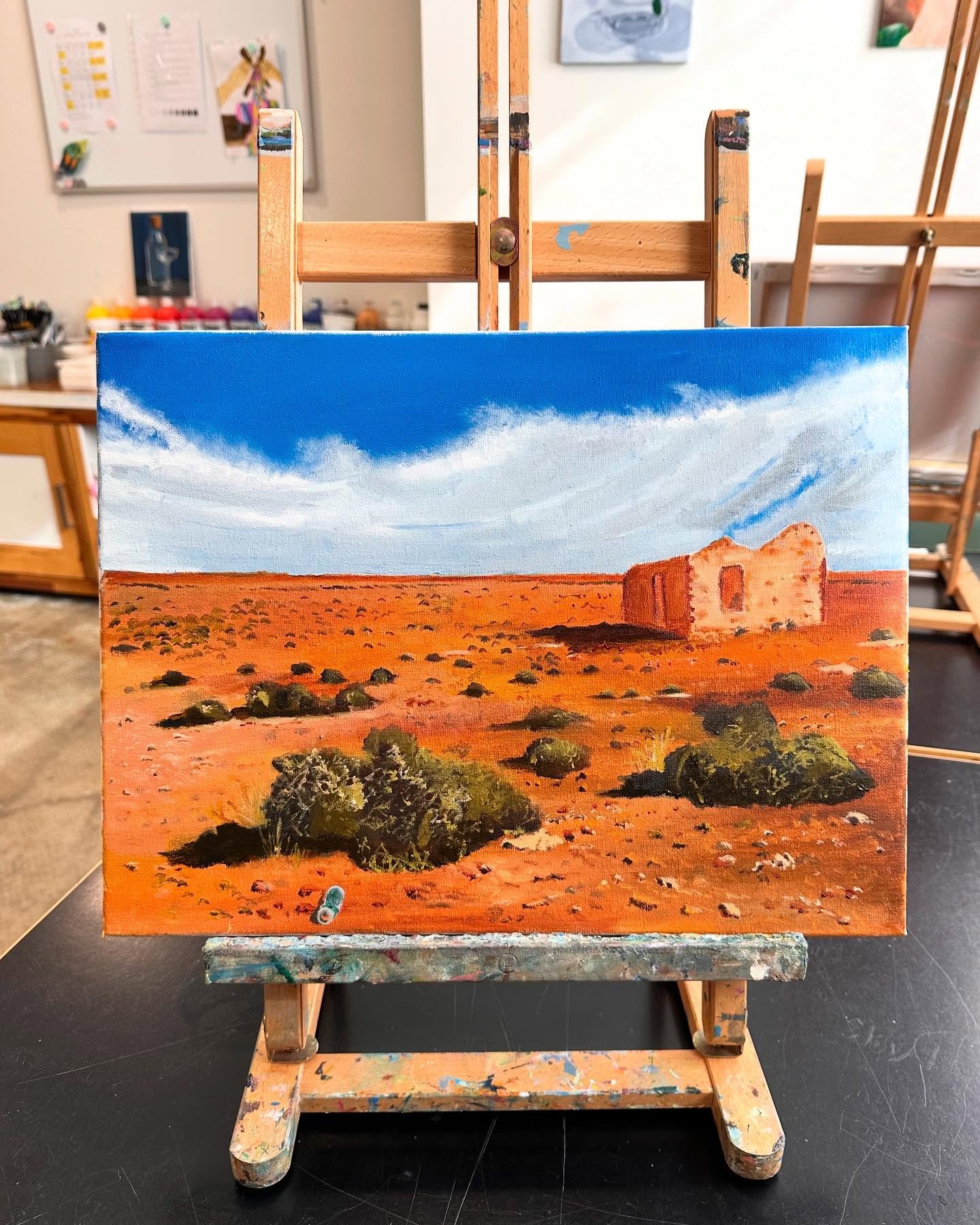 Australian outback painting 🎨