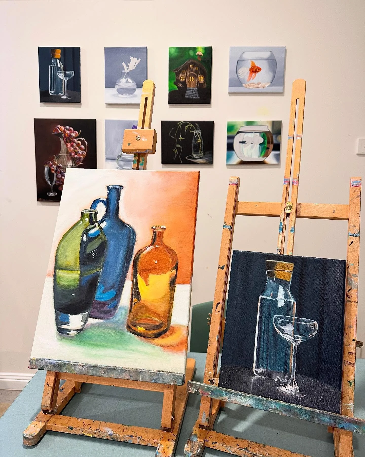 A couple of paintings finished this morning 👏 well done!
