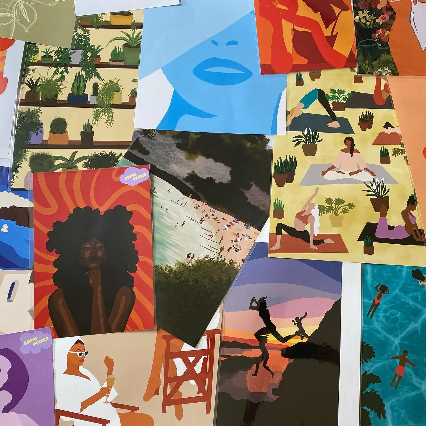 Colourful wall art to brighten your home ❤️💛💜🧡💚🩵💙🩷