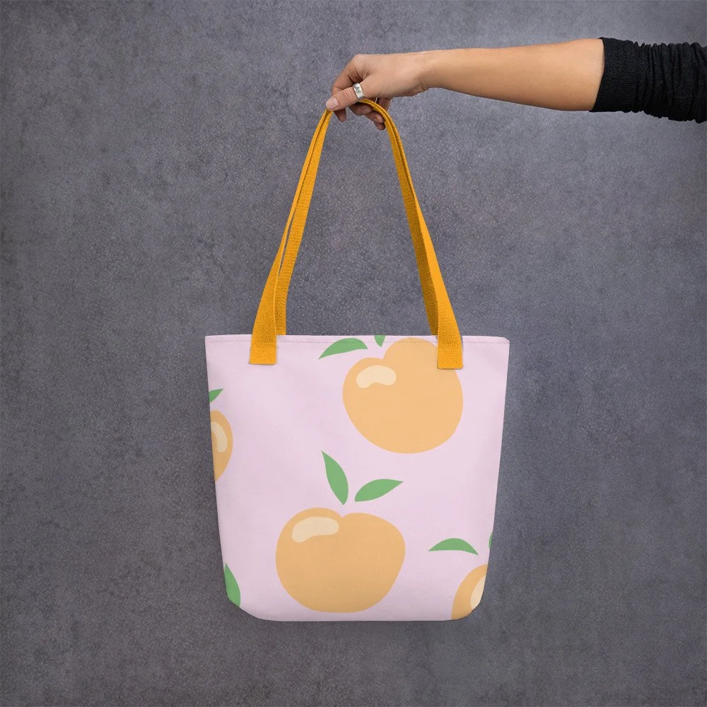 Peach Tote bag