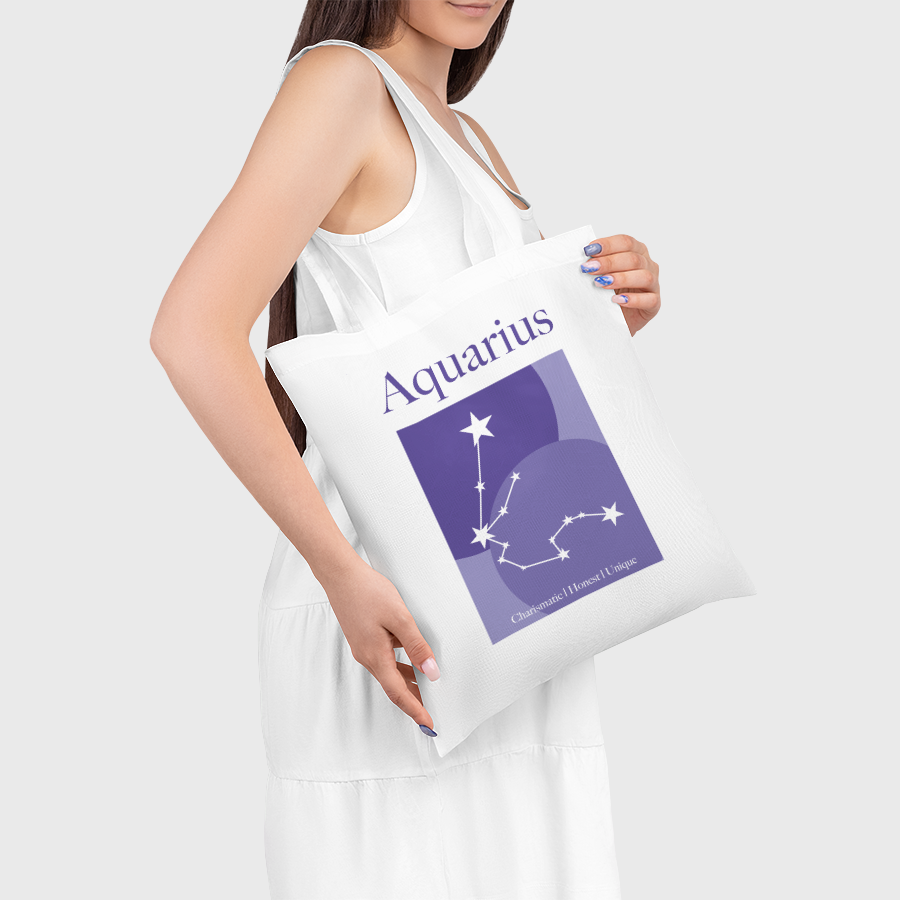 Organic Aquarius tote bag