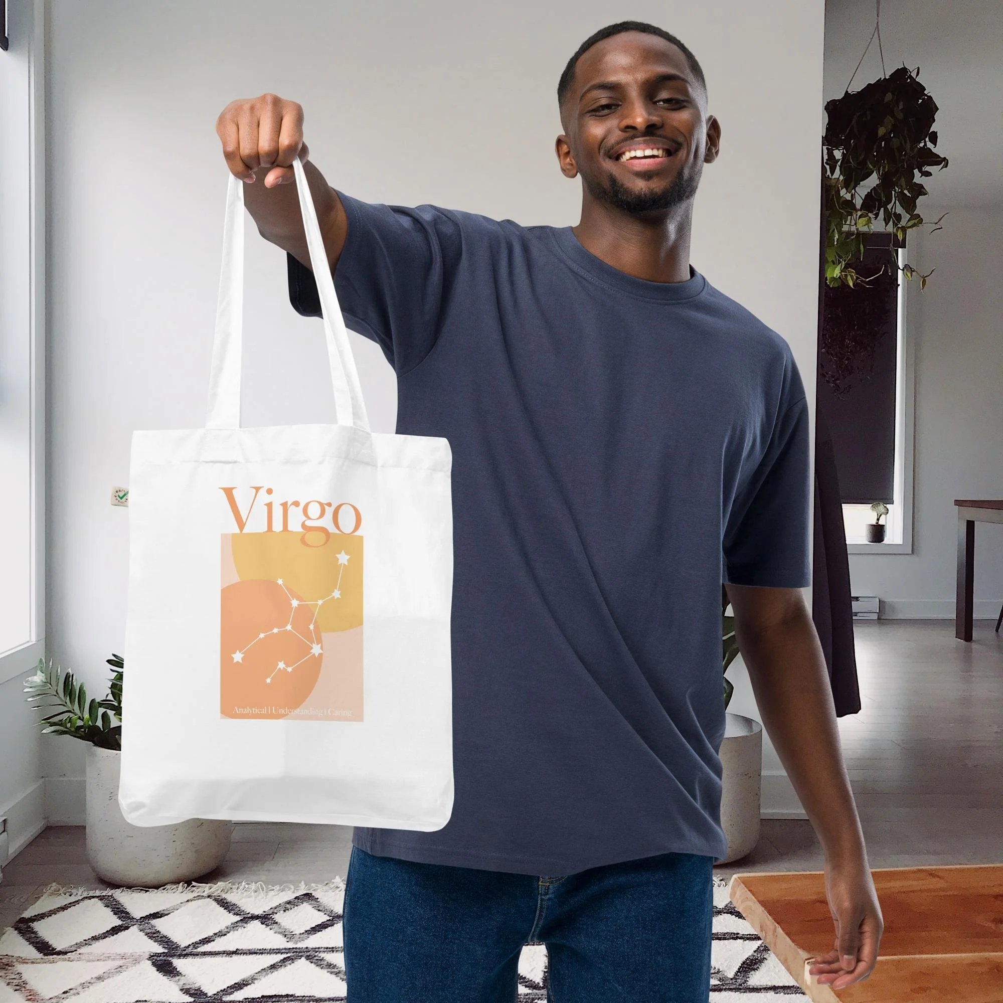 Organic Virgo tote bag
