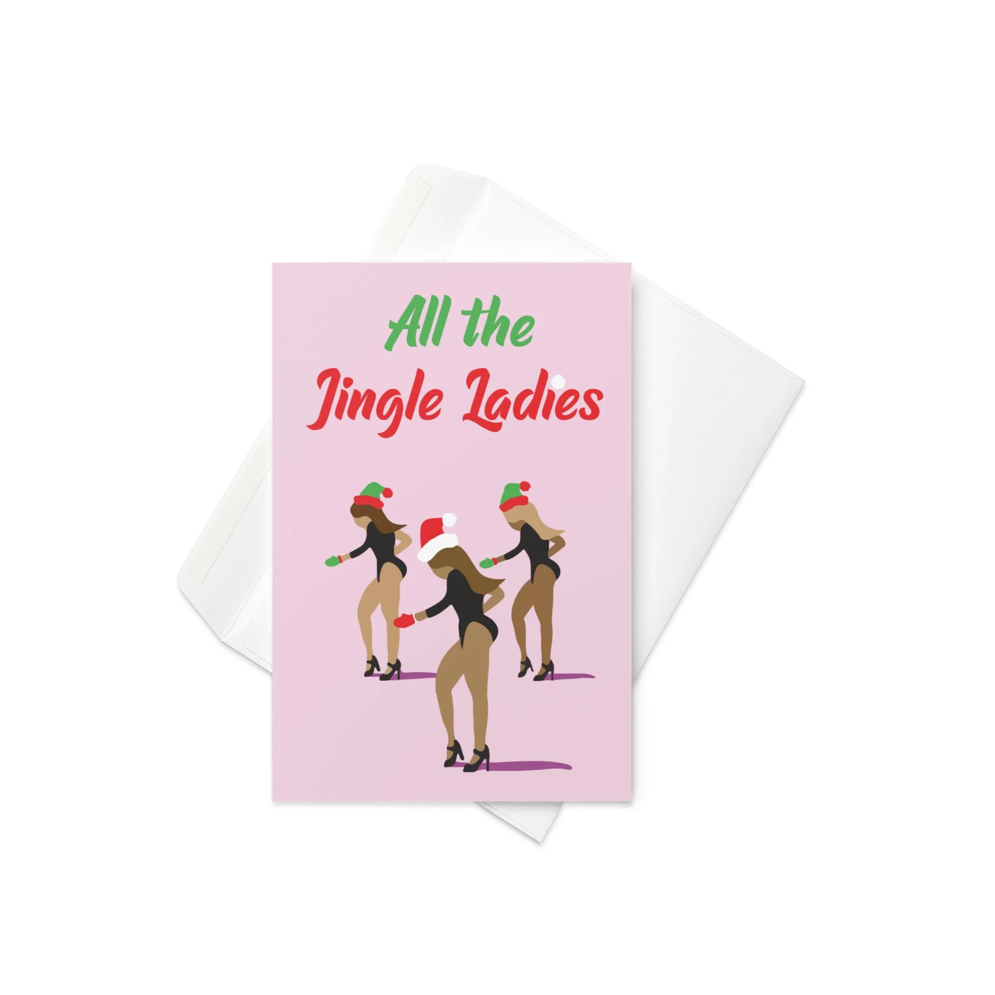 All the jingle ladies Christmas Card