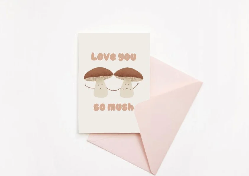 I love you so mush card