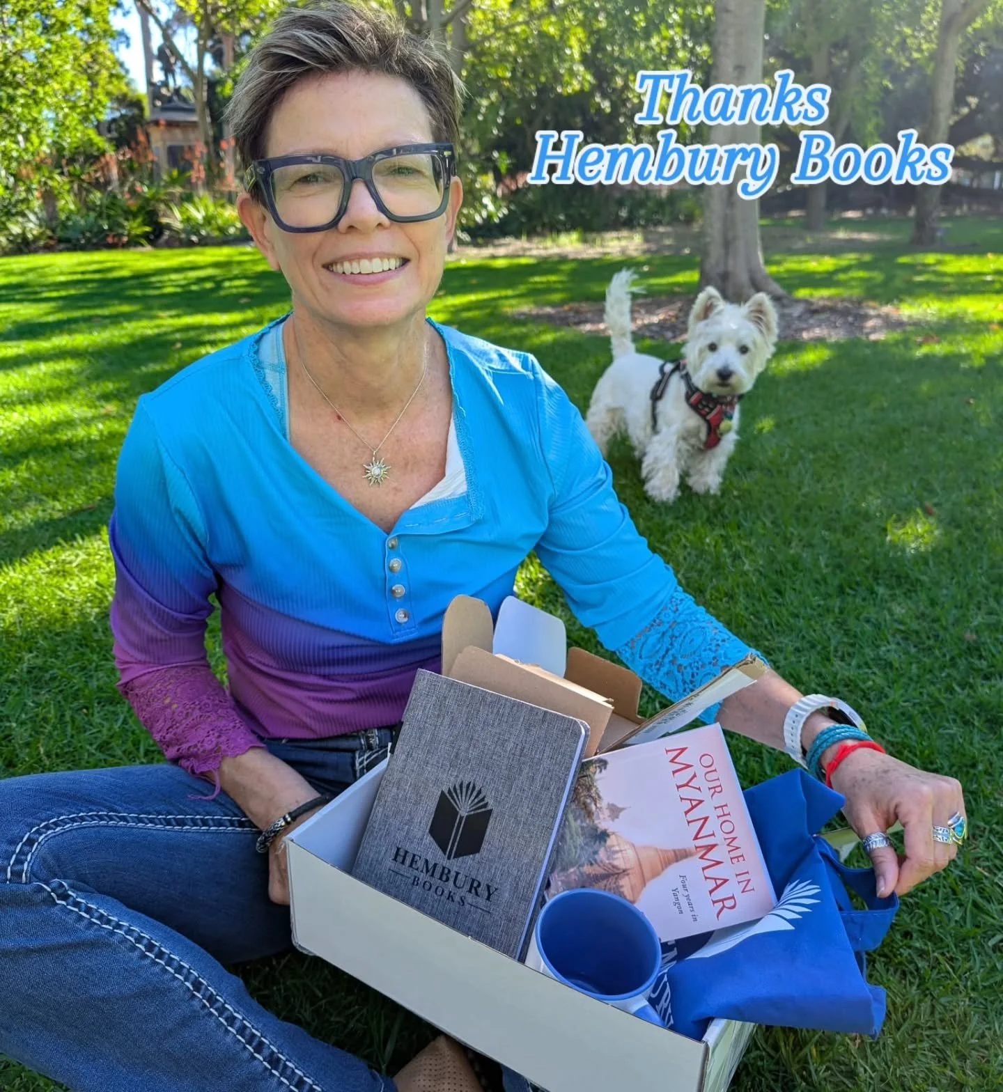 Thank you @hembury_books for my box of goodies. As always such a pleasure to work with you all. Four @am.jaxon Books and counting. The wily Westy loved it too.

#hemburybooks #publishing #romancethriller #romanceisnotdead