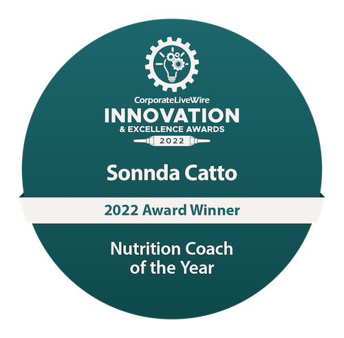 Sonnda Catto, Nutrition Coach of the Year Scotland, Innovation and Excellence Awards 2022