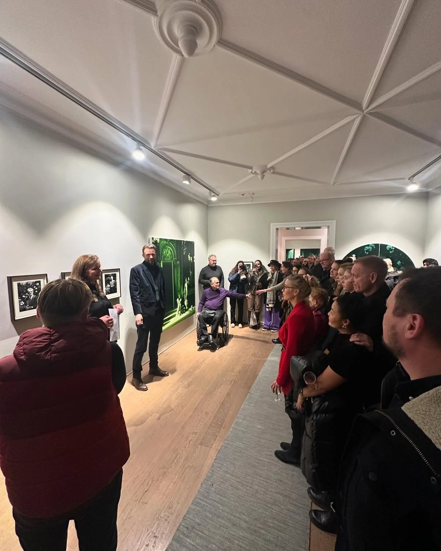 Grateful for Thursday night&rsquo;s PV at @gallerisemmingsen It was such a lovely evening. Thank you to everyone who came to see the new work. My heart is full.