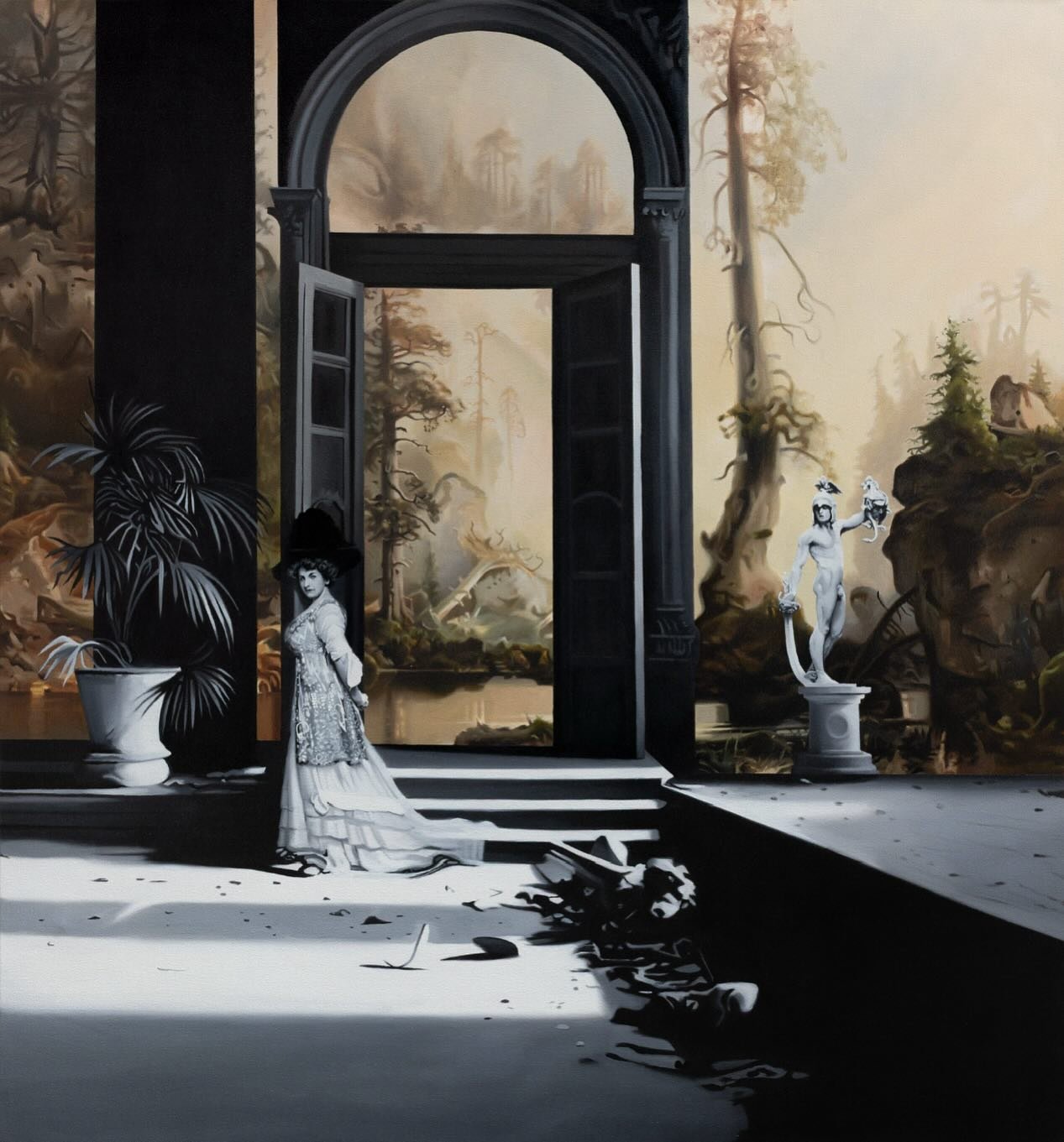 Join us at Kristin Hjellegjerde Gallery Tuesday 18th of November at 6.30pm. I will be in conversation with curator Tamsin Hong from Serpentine Galleries about the solo show and project titled Hinterlands. 

Interior Landscapes V (2025) 130 x 120 cm, 