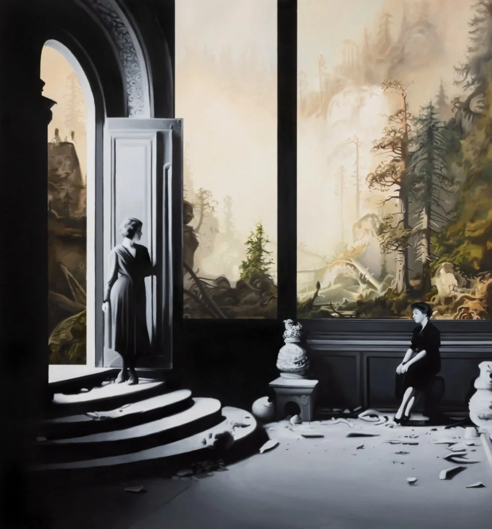 As I&rsquo;m moving to a new, bigger studio to work on my next solo show, which will be in Miami at the start of 2027, I&rsquo;ll show you some of the works from Hinterlands at Kristin Hjellegjerde Gallery in London last month. 

Interior Landscapes 