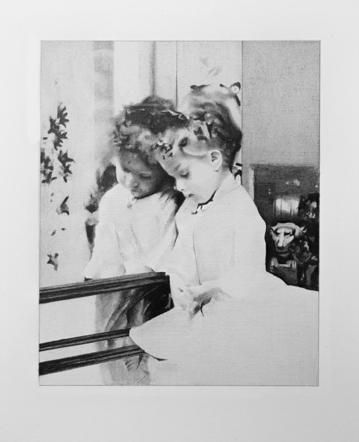 I&rsquo;ve made this little drawing for the Drawing Biennial 2026. 

Mirrors (2025) 12.2 x 15 cm, pencil on paper

I will also be doing a workshop as part of the Drawing Club on the 7th of May. There are 20 places, and you can sign up through the Dra