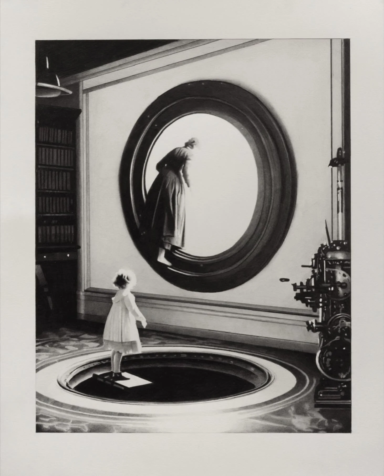 Grateful to be showing at the RA Summer Exhibition again this year. The Well (2025) 40 x 32 cm, pencil on paper. 

@royalacademyarts 
#rasummerexhibition #rasummerexhibition2026