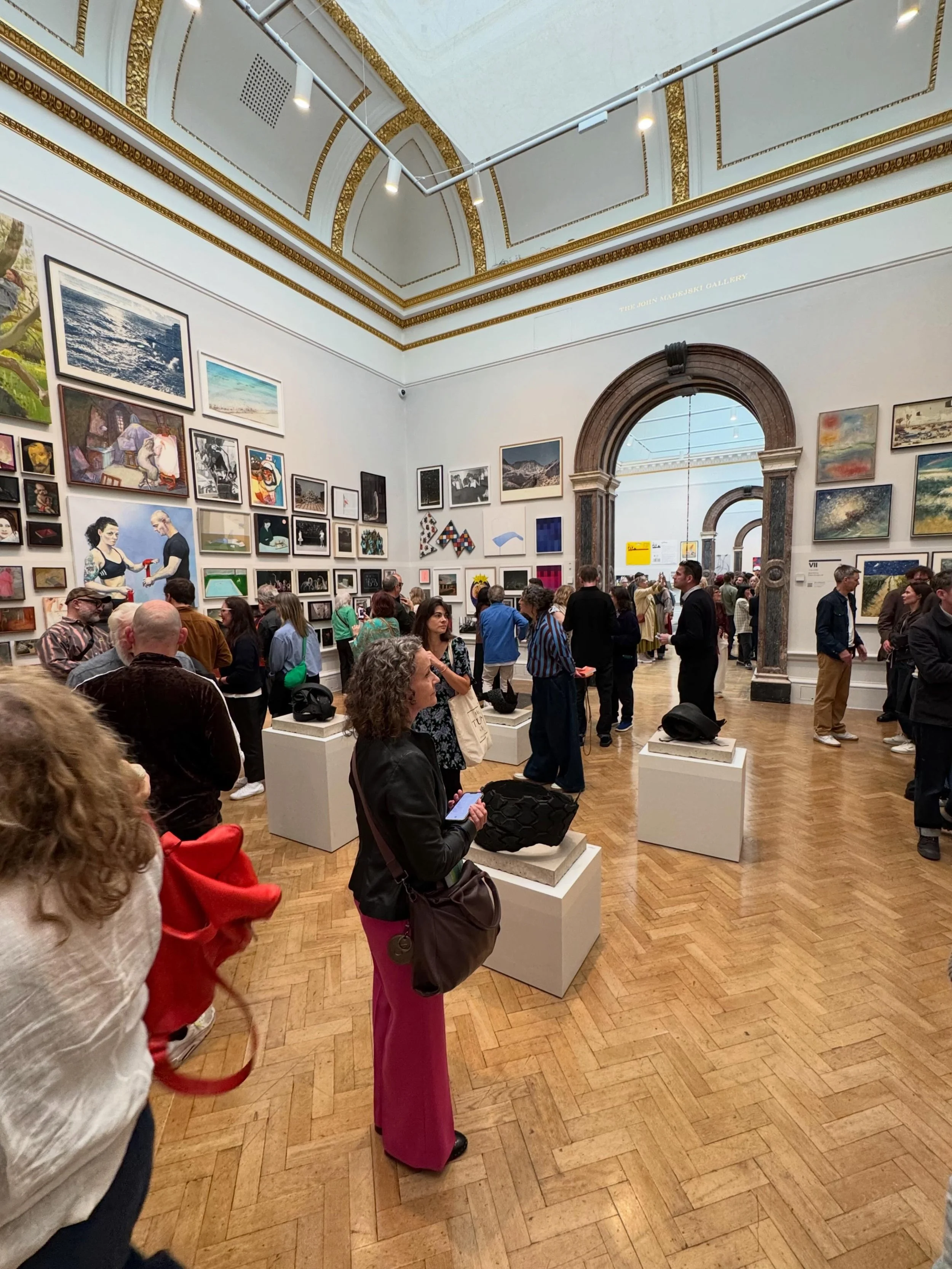 Wonderful varnishing day at The Royal Academy Summer Exhibition today. Thanks to Eileen Cooper for a wonderful curation in room VII. 
The theme for this year&rsquo;s exhibition at the RA is interconnectedness. I&rsquo;m showing a pencil drawing. 

Th
