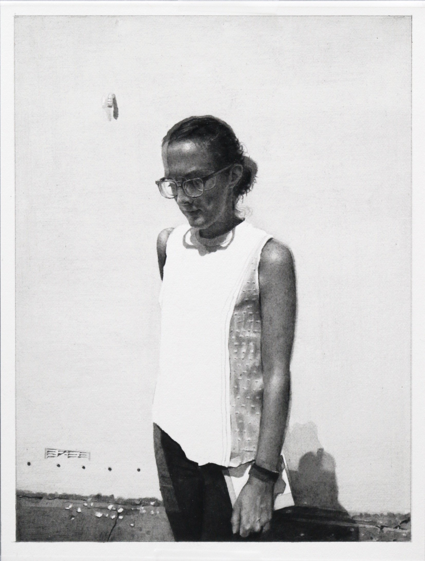 Reflections I (2022) 22 x 17.5 cm, pencil on paper