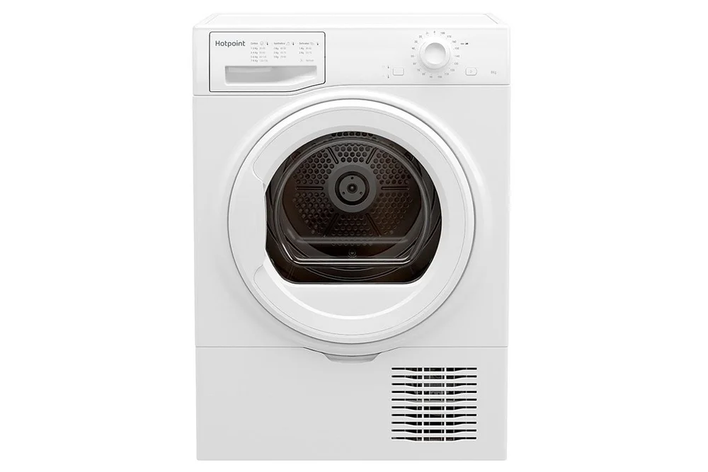Hotpoint H2D81W Condensing Tumble Dryer hiya! tumble dryer rental — hiya!