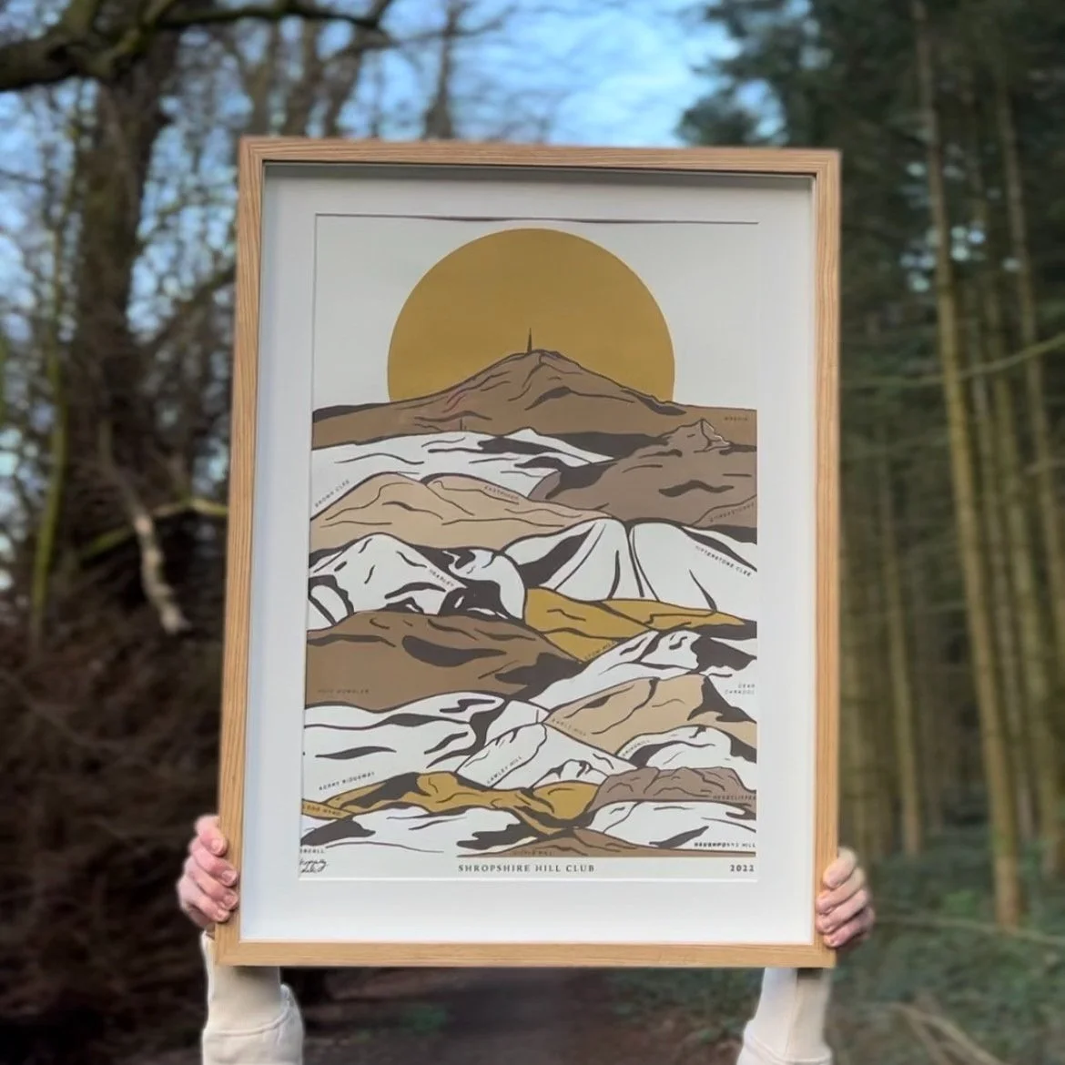 The Shropshire Hills Club print
