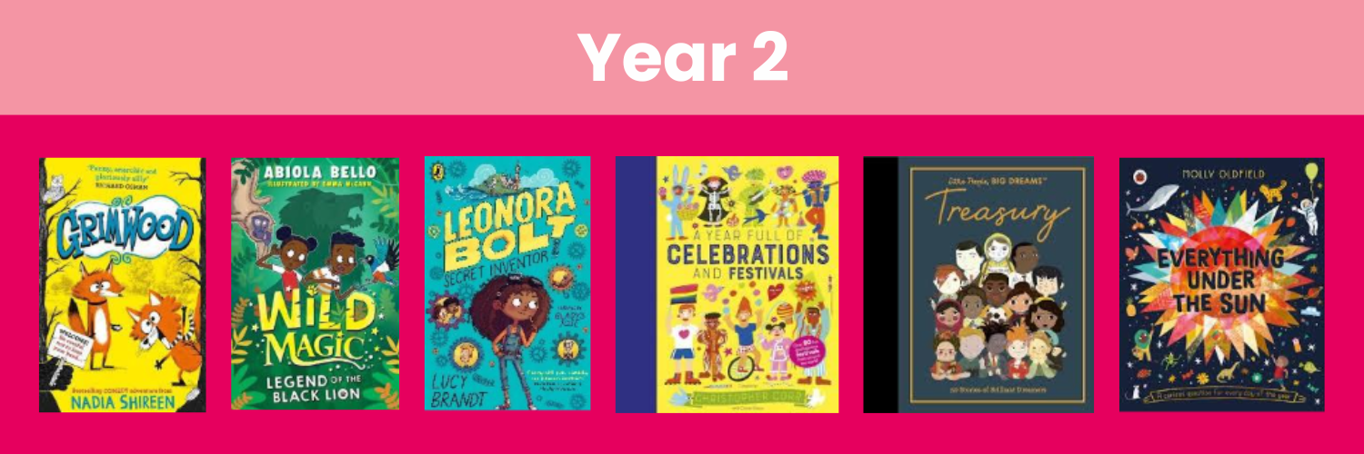 Year 2 reading texts chosen to reflect diversity and inclusion in early primary reading.
