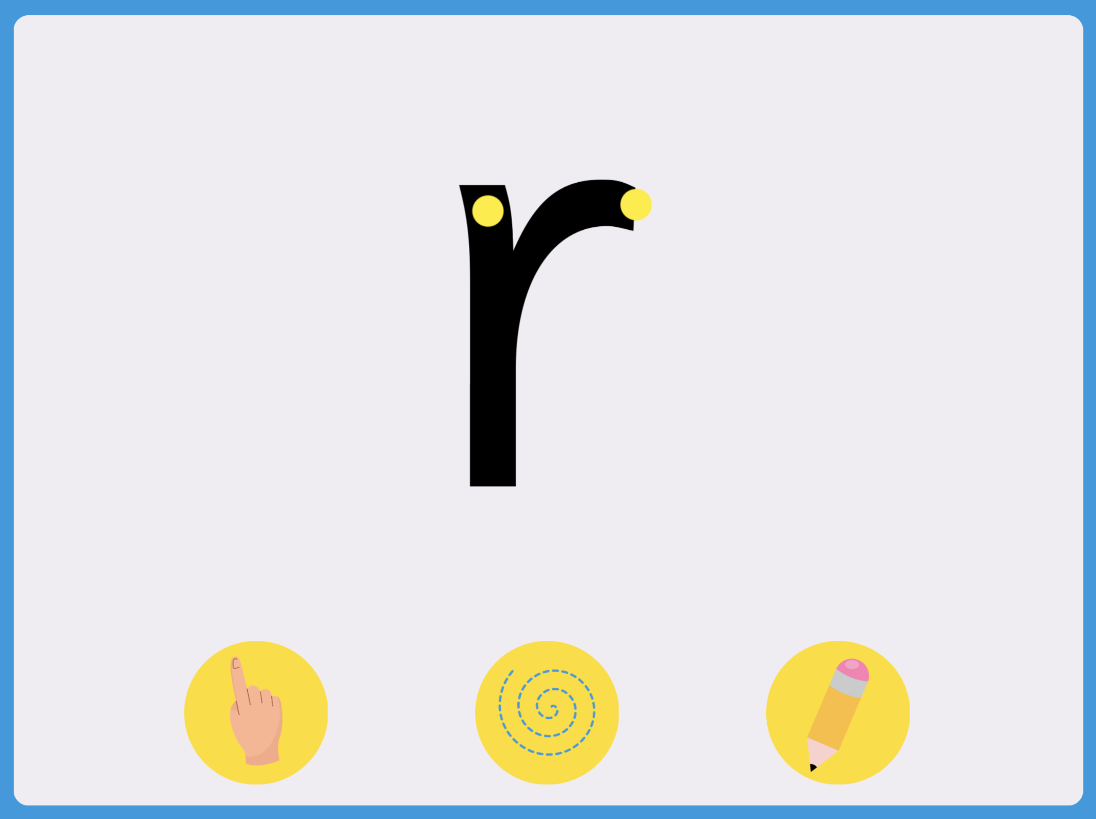 Animated Letter Formations