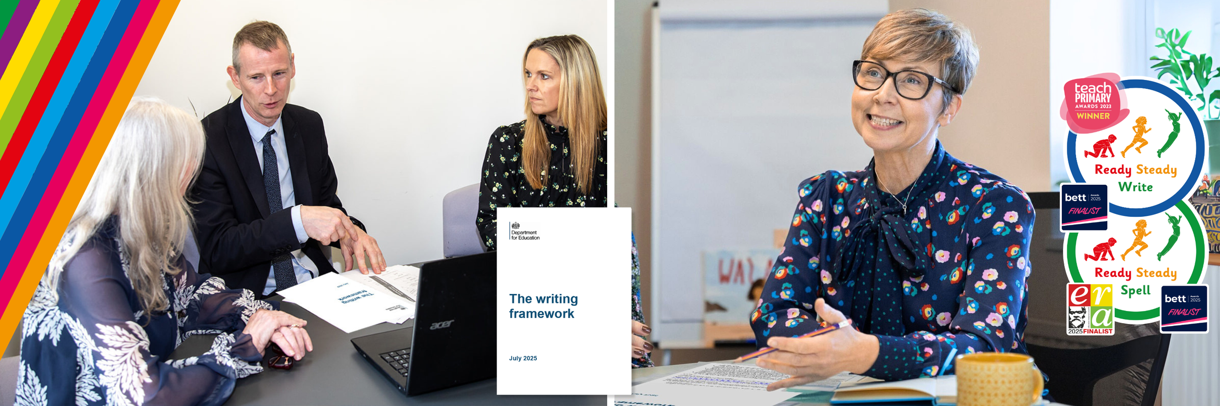 Industry experts discussing the Department for Education’s new Writing Framework (July 2025). Leaders are providing a summary and exploring what the framework means for schools.