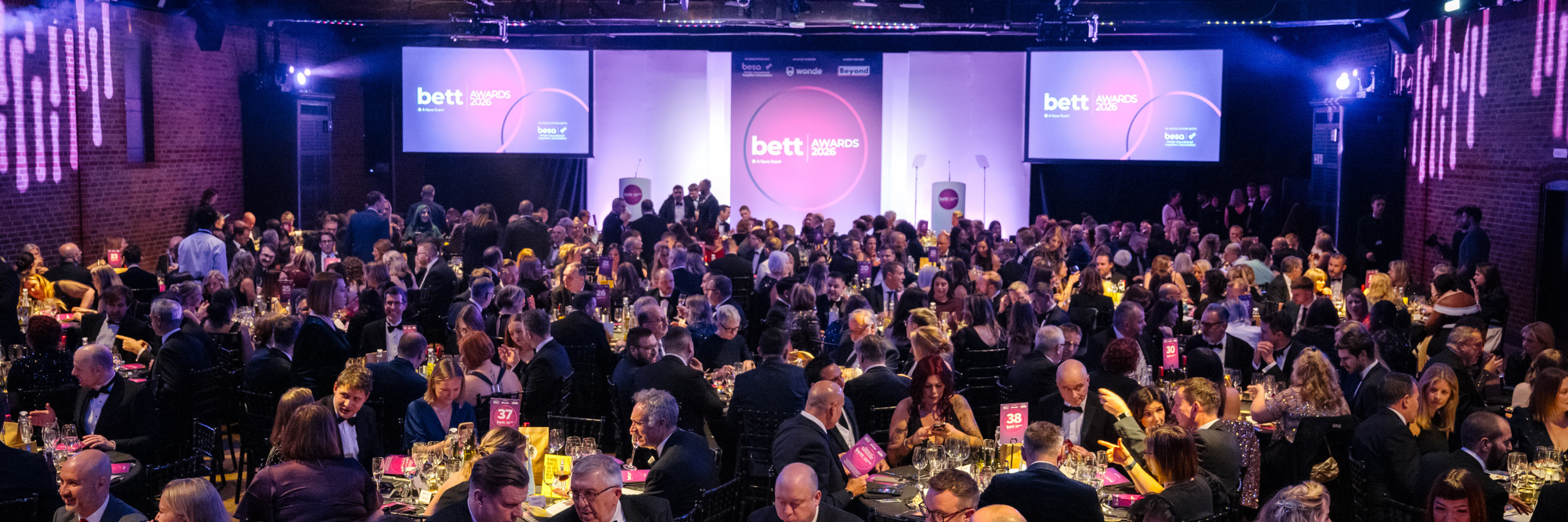 BETT Awards 2026 ceremony celebrating award-winning education resources and primary literacy innovation
