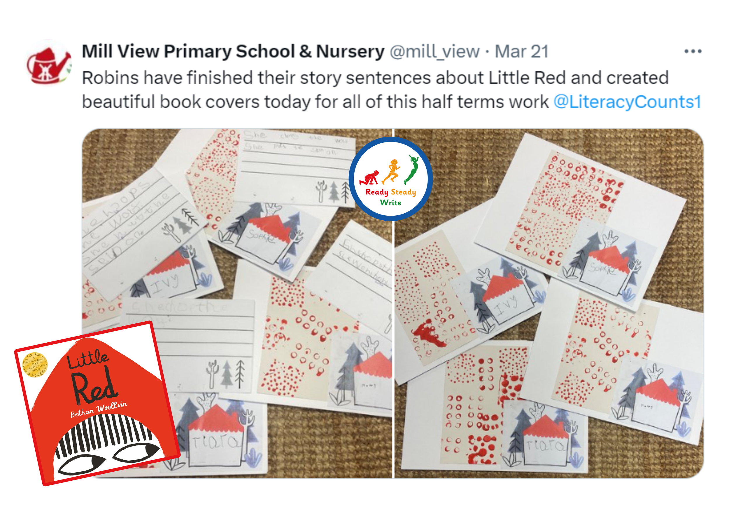 Screenshot of pupils developing vocabulary and grammar using an evidence-based primary writing scheme
