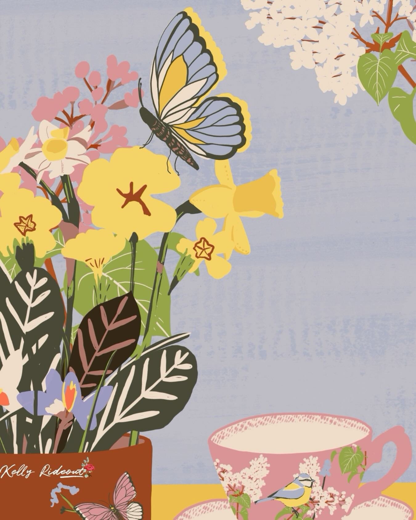 Sometimes a day can just be different from what you expect.. today was just that #mondaymindset 

A little hand drawn illustration I started as a nod to spring and all its beauty. Perfect for a card illustration, book insert or a poster. 

I have bee