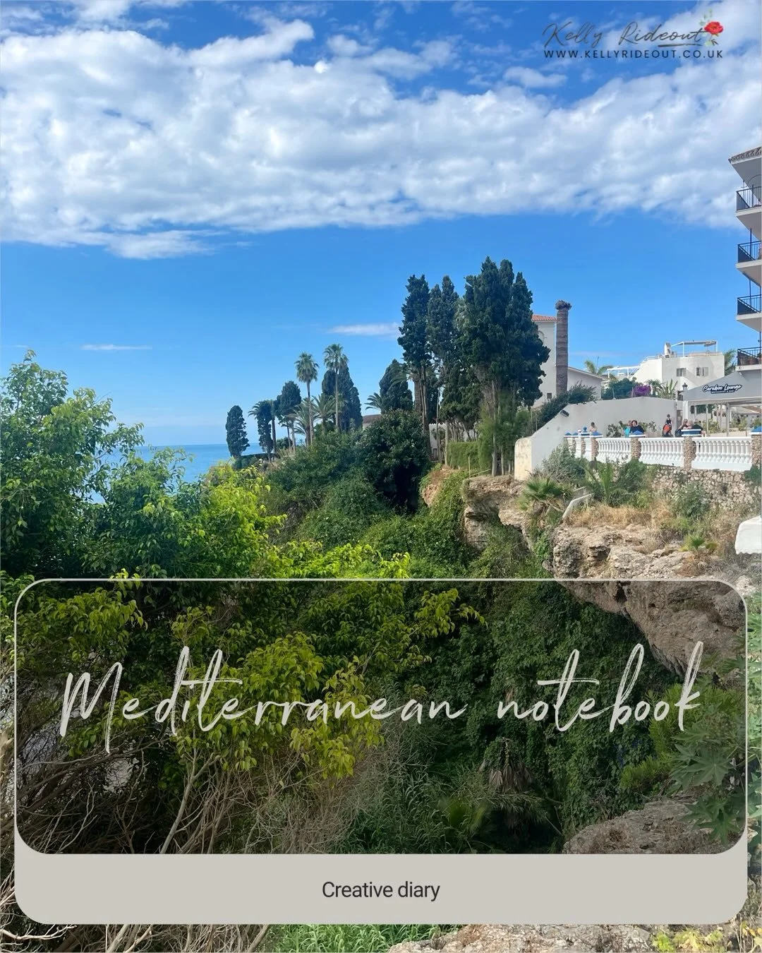 Travelling for Mediterranean florals and the in the moment feelings for the new collection I am@working on (and a holiday 😎. 

The hot sun, the salty smells and the breeze on leaves. I love to capture nature in situ where I can to get the textures a