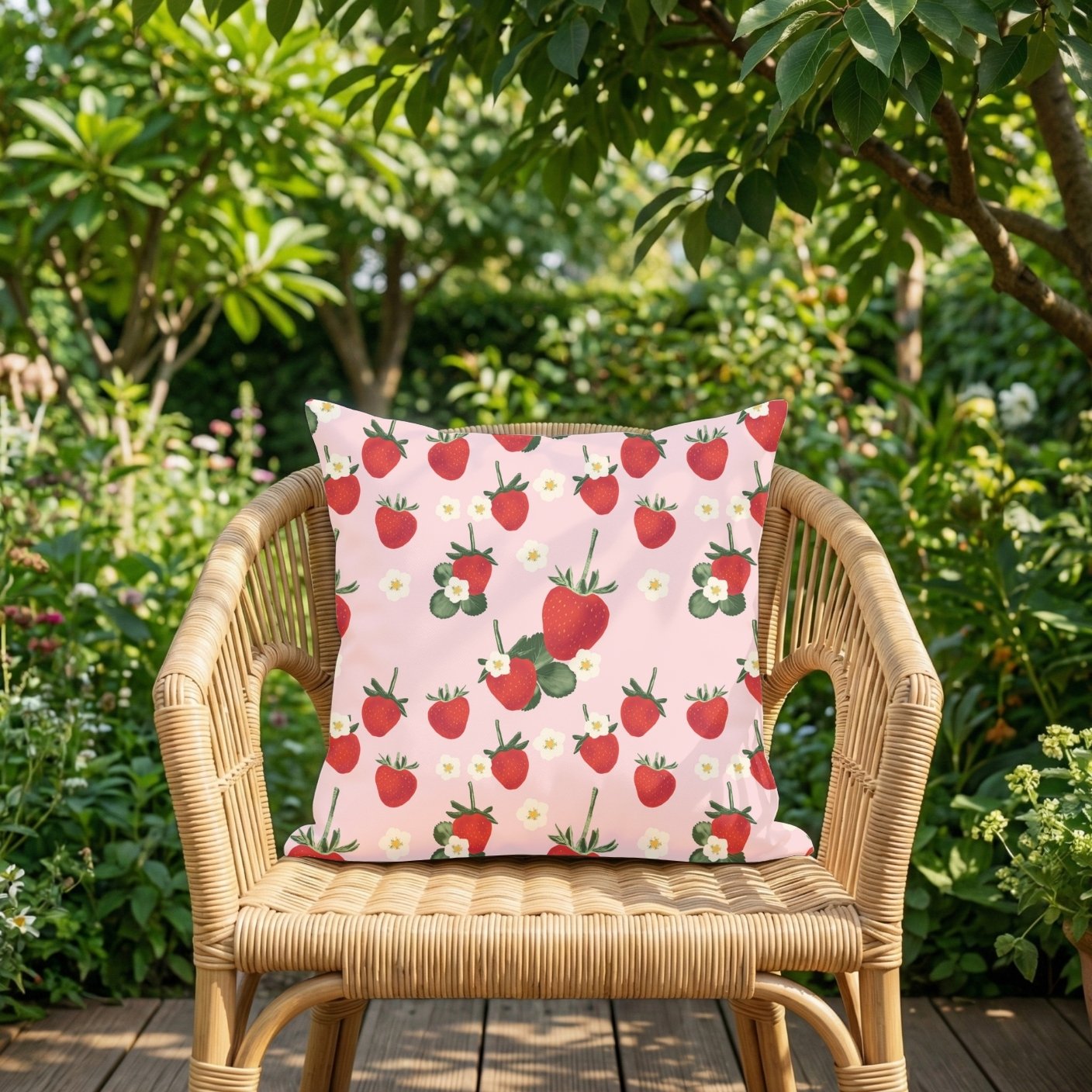 Strawberry Pink Luxury Cushion - The Curious Peony.jpg