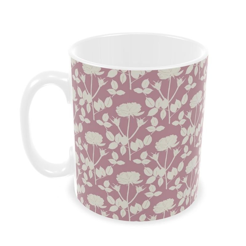 Rose Pink Illustrated Art Mug left.jpeg