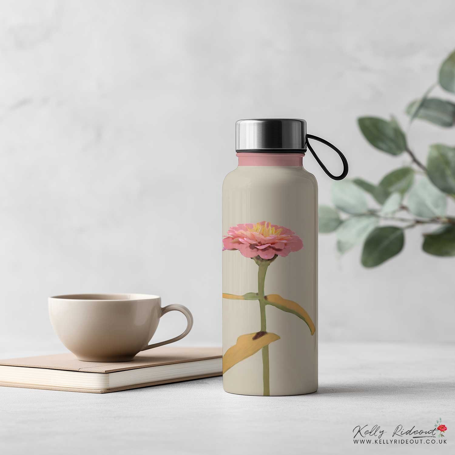 Pink-Zinnia-floral-water-bottle.jpg