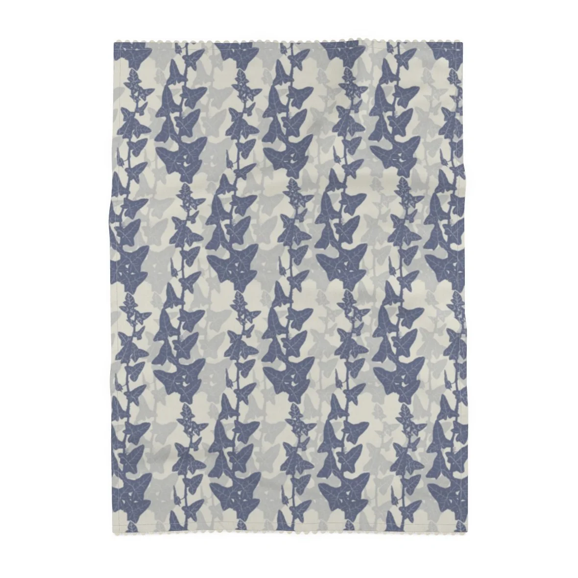 Ivy Leaves Hand Drawn Illustration Tea Towel Cotton-Linen