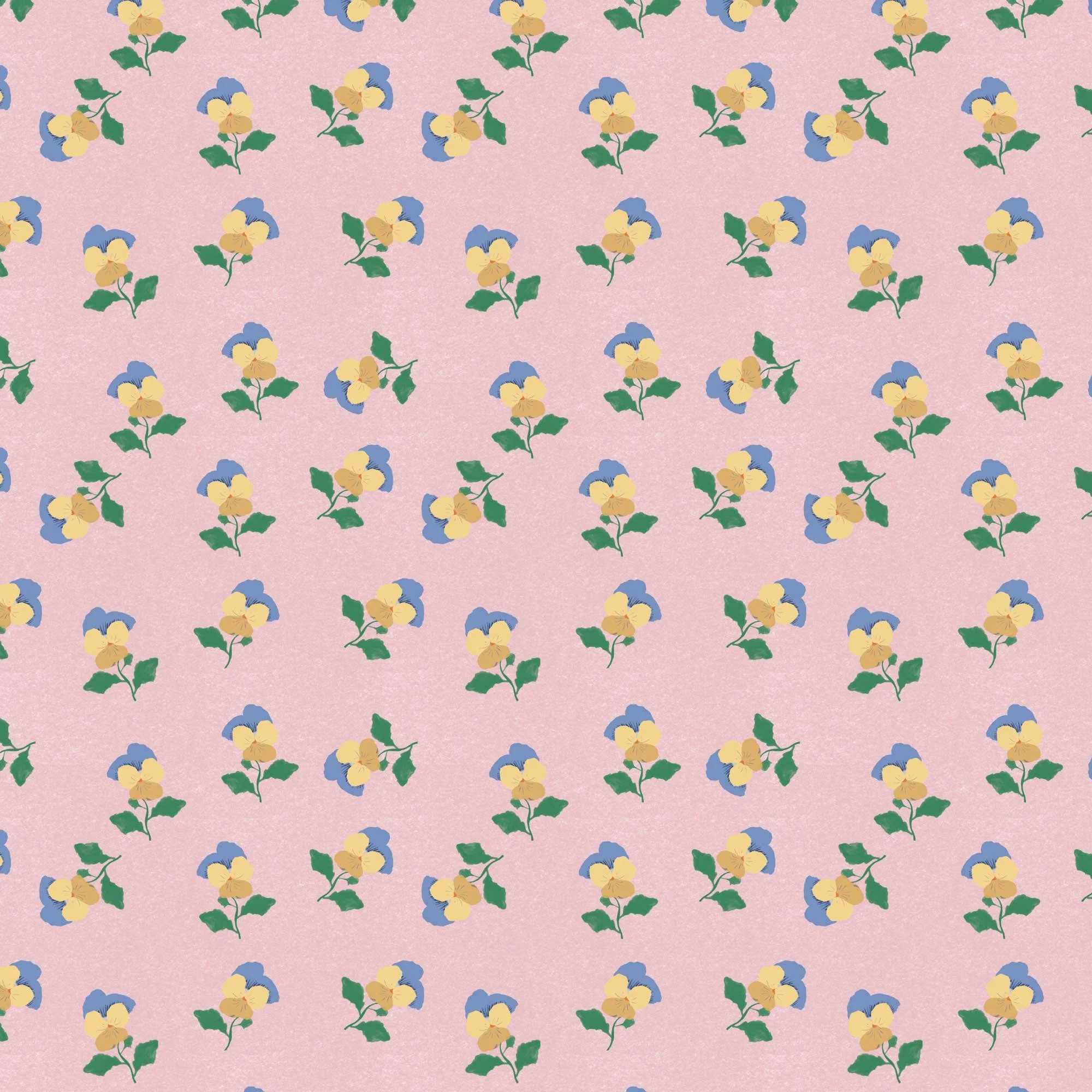 Spring Violas | Pattern Library | Licensing (Copy)