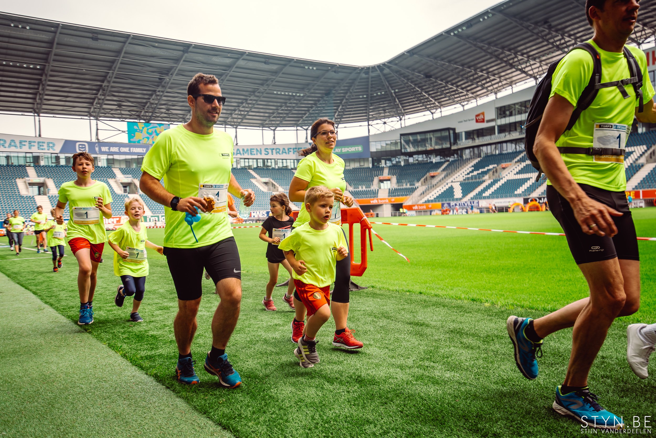 Course dans l'arène