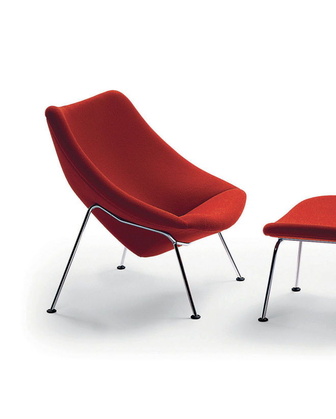 Artifort Oyster fauteuil vintage refurbished pierre paulin 