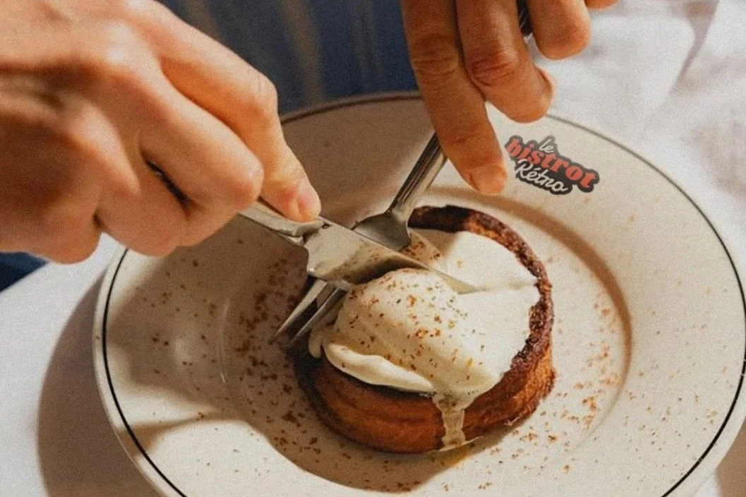 logo Le Bistrot Retro, Aurelie Waquet, labelouaquet, identité visuelle