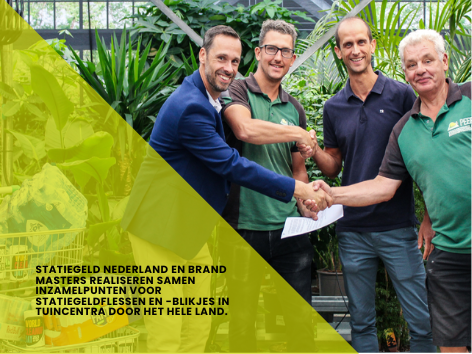 Deposit Netherlands and Brand Masters expand collection points for deposit bottles and cans to garden centers